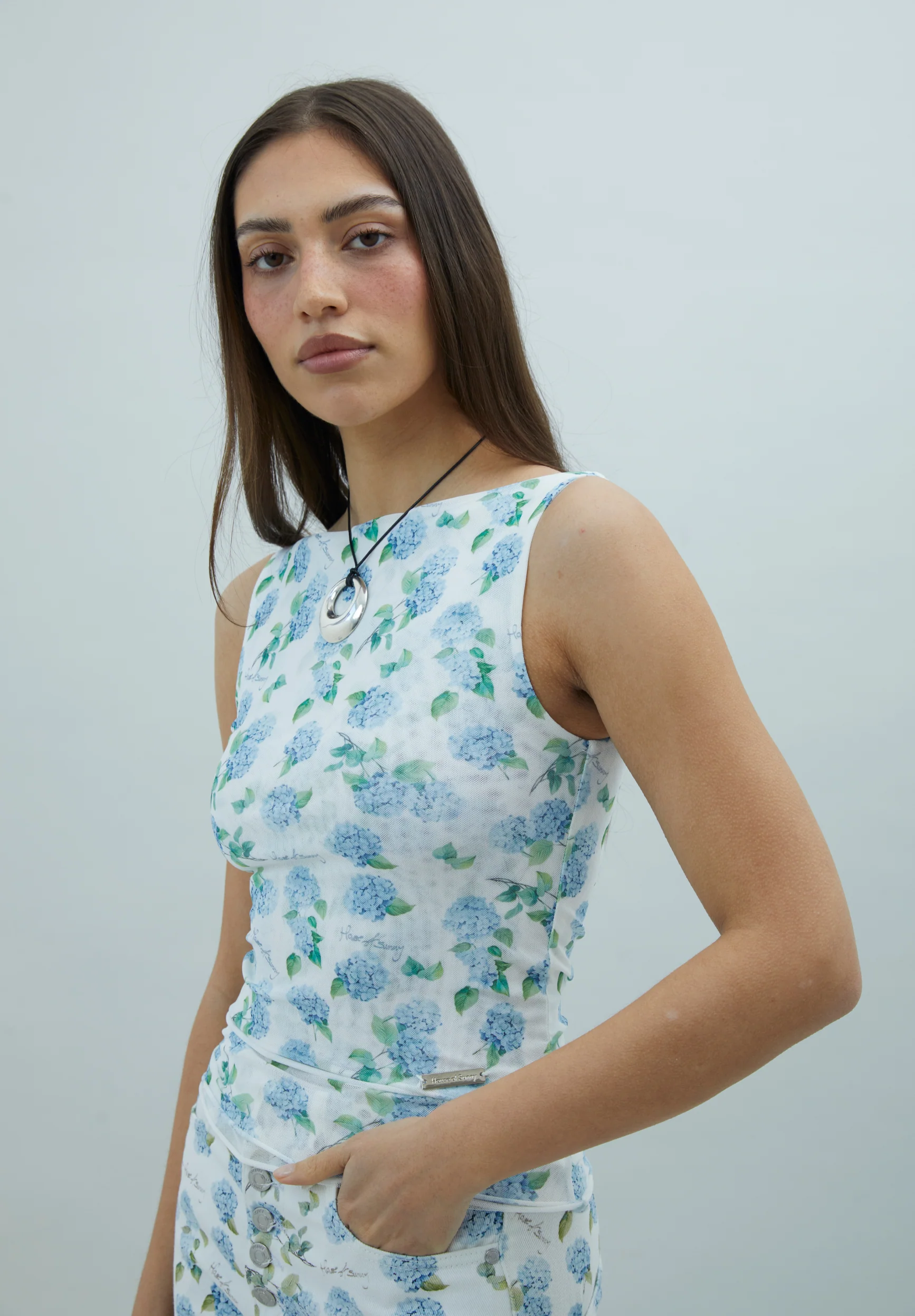 HYDRANGEA DOUBLE LAYER MESH TOP - Image 3