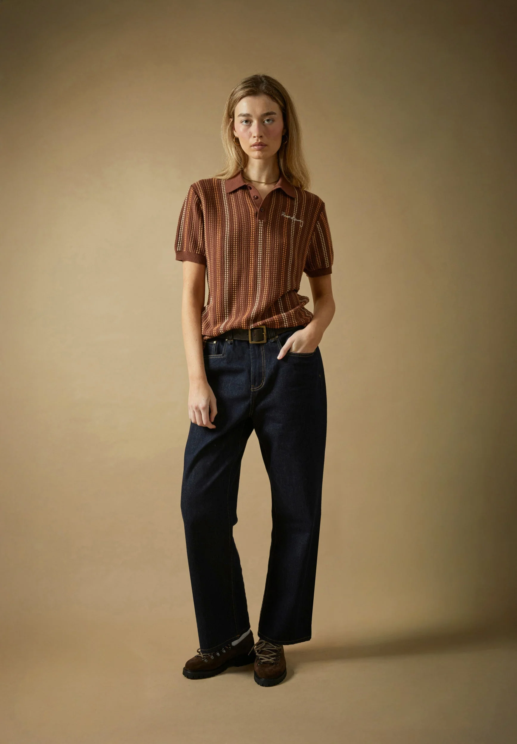 STRIPE KNITTED POLO - Image 3