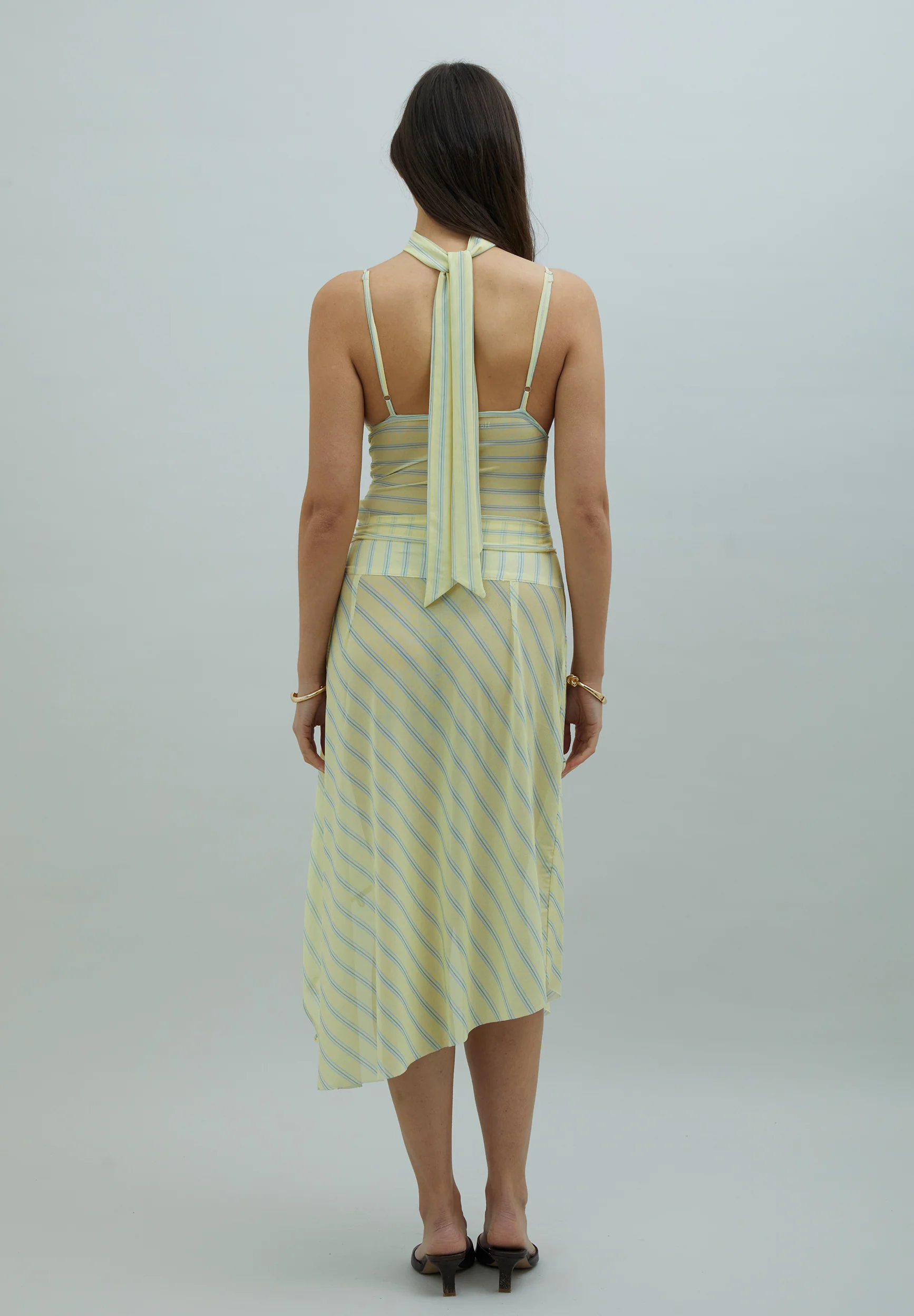 STRIPED MESH CAMI TOP - Image 4